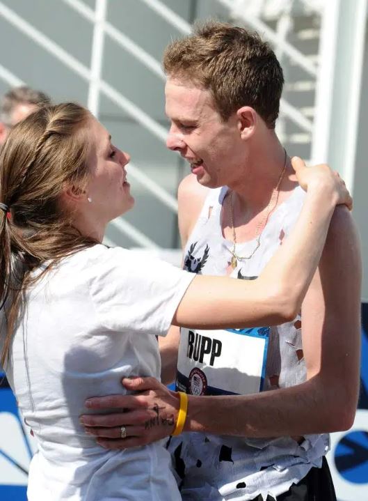 Galen Rupp with his athlete wife, Keara Rupp. | Source: heavy.com