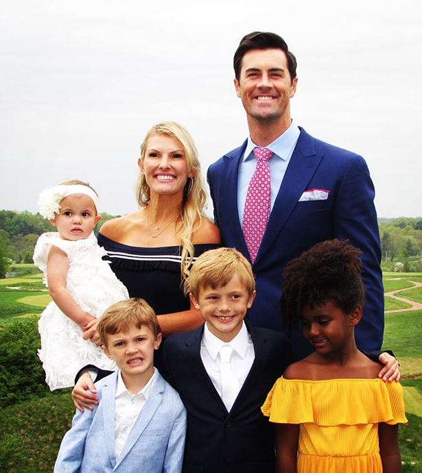 Cole Hamels with his wife, Heidi Strobel & kids. | Source: Instagram.com