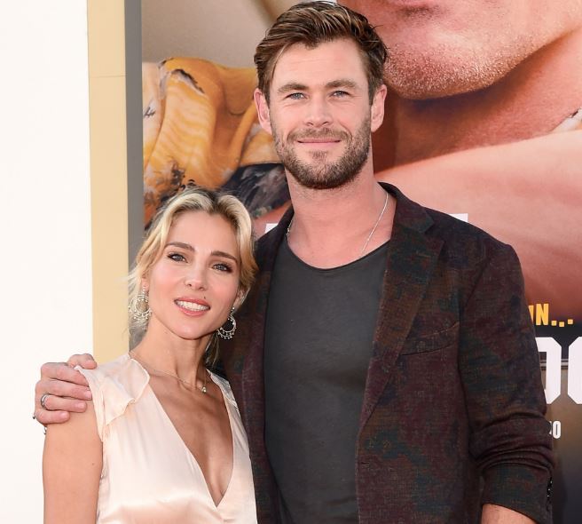 Elsa Pataky with her husband, Chris Hemsworth. | Source: people.com