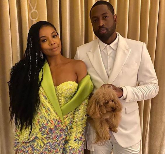 Dwyane Wade with his wife | Source: Instagram