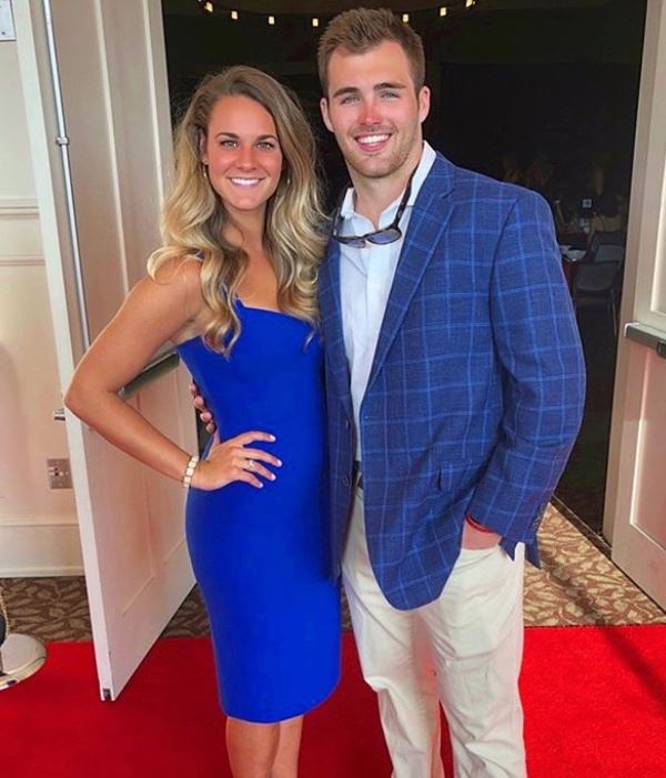 Jake Fromm with his girlfriend, Caroline Barrett Ostman. | Source: Instagram.com
