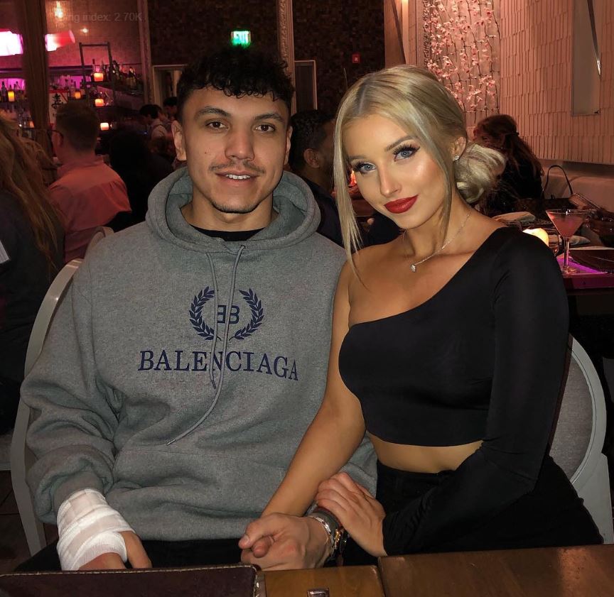FaZe Kay with his ex-girlfriend, Charlotte Parkes. | Source: Instagram