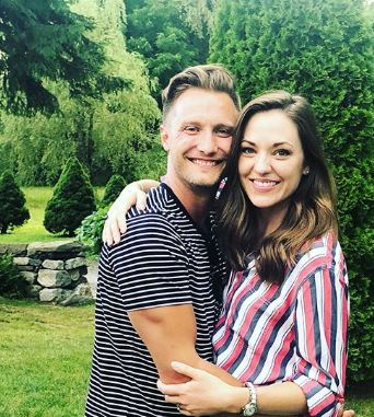 Laura OSnes with her husband | Source: Instagram