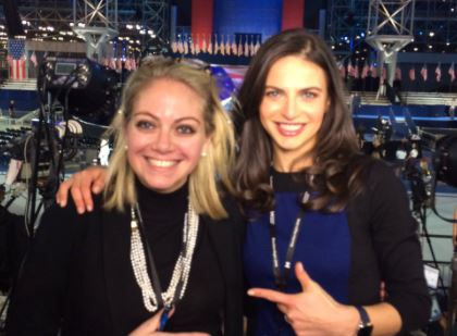 Sarah Boxer with her colleague | Source: Twitter.com