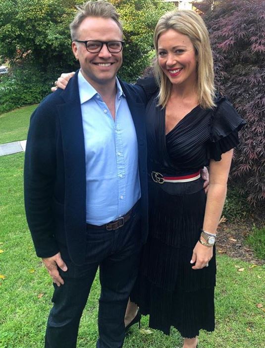 James Fletcher with his wife, Brooke Baldwin. | Source: Instagram