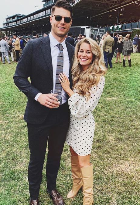 Conner Hempel with his fiancée, Olivia Rink. | Source: Instagram