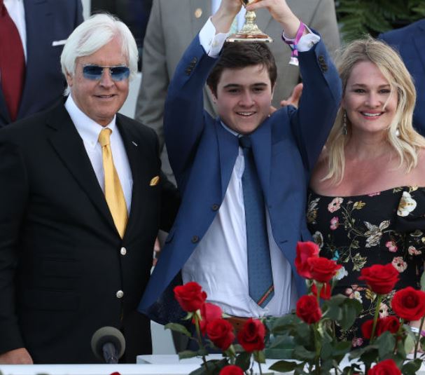 Jill Baffert with her husband and son. | Source: Getty Images