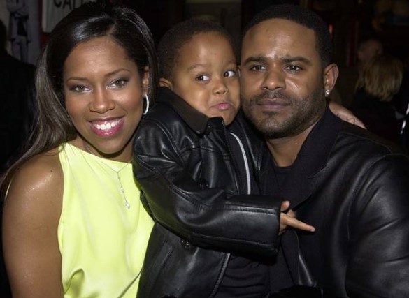 Ian Alexander Sr with his ex-wife and son